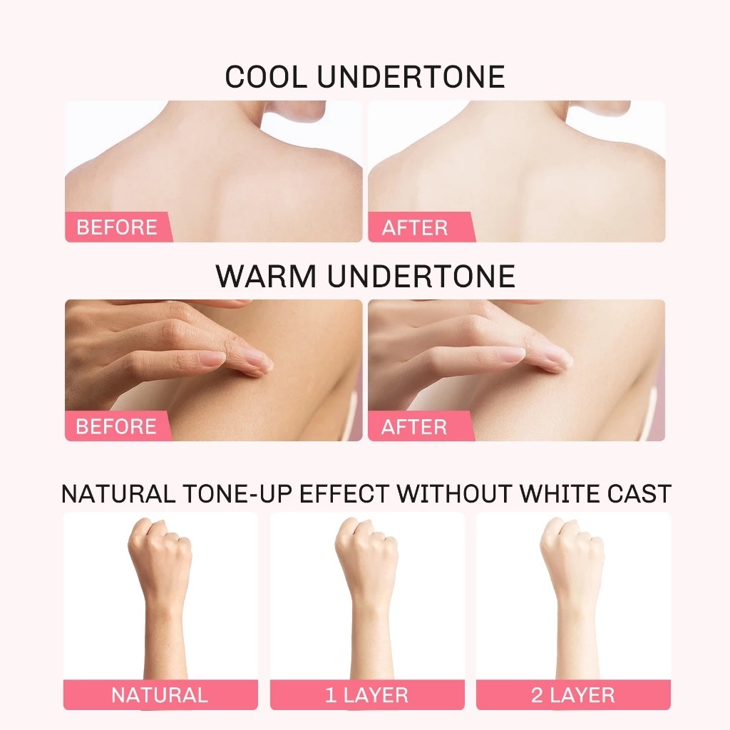 Lavojoy Let It Glow Daily Shine Body Serum Instant Tone Up SPF 20 PA++ Delicate Rose 180ml - 02 Warm Sand