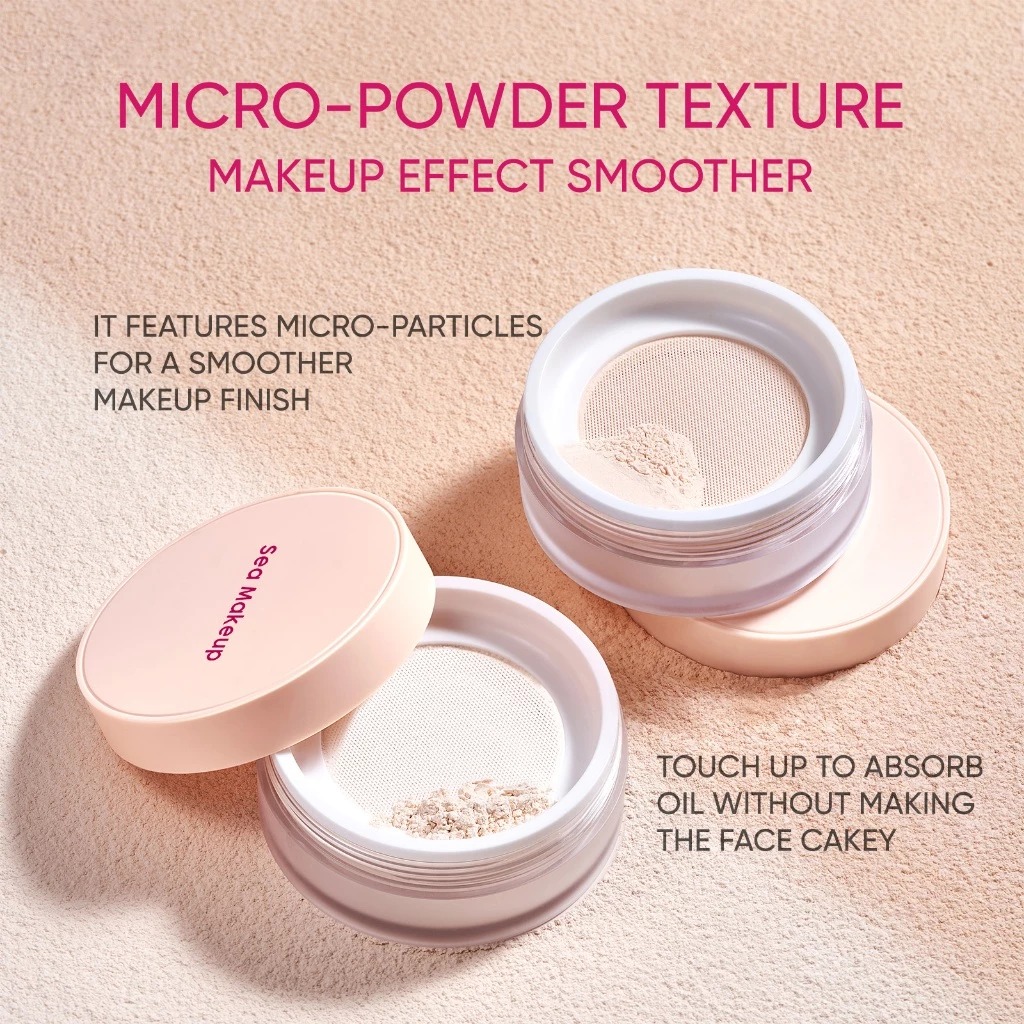 Sea Makeup Acne Blur And Set Loose Powder 12gr - Gingersnap