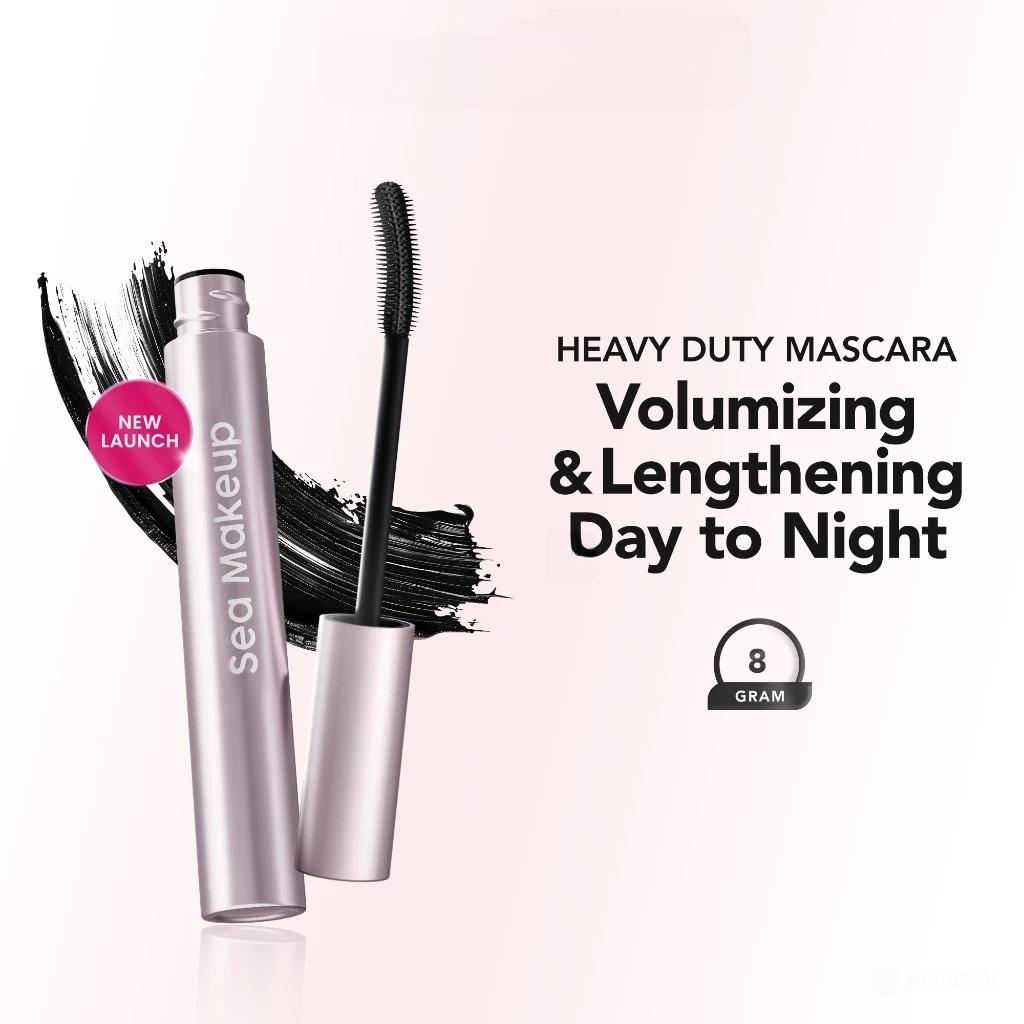 Sea Makeup Heavy Duty Waterproof Mascara 8gr - Obsidian Black Sea Makeup Heavy Duty Waterproof Mascara 8gr - Obsidian Black