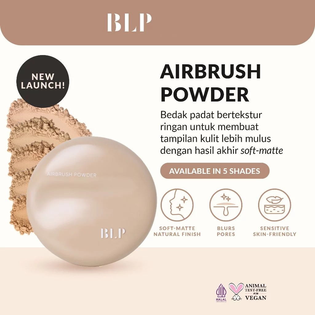 BLP Air Brush Powder 9gr - Natural Beige