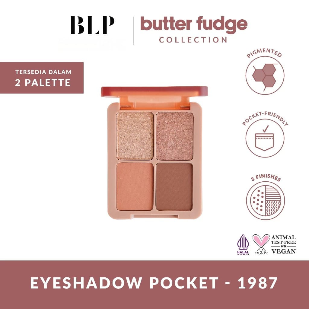 BLP Butter Fudge Collection Eyeshadow Pocket 7.2gr - 1987 BLP Butter Fudge Collection Eyeshadow Pocket 7.2gr - 1987
