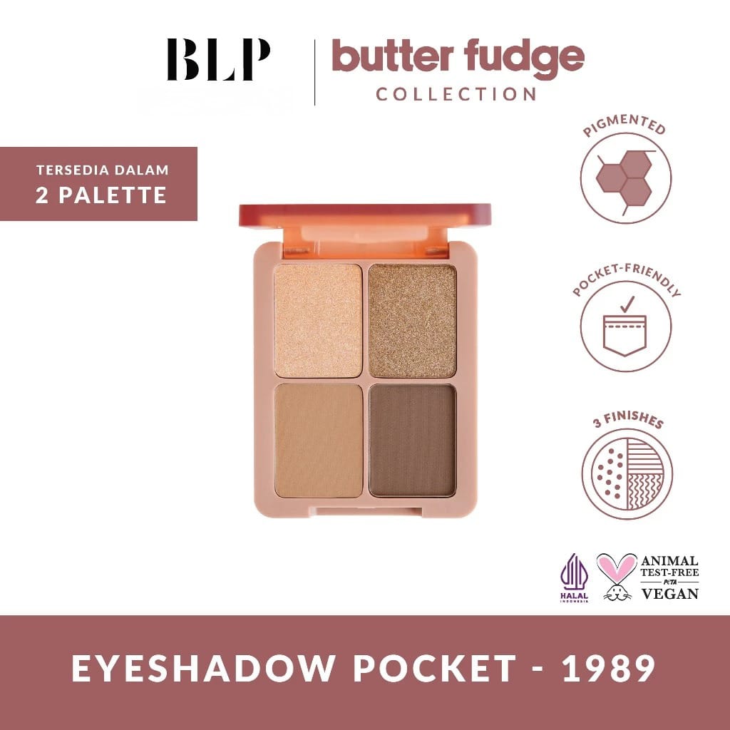 BLP Butter Fudge Collection Eyeshadow Pocket 7.2gr - 1989 BLP Butter Fudge Collection Eyeshadow Pocket 7.2gr - 1989