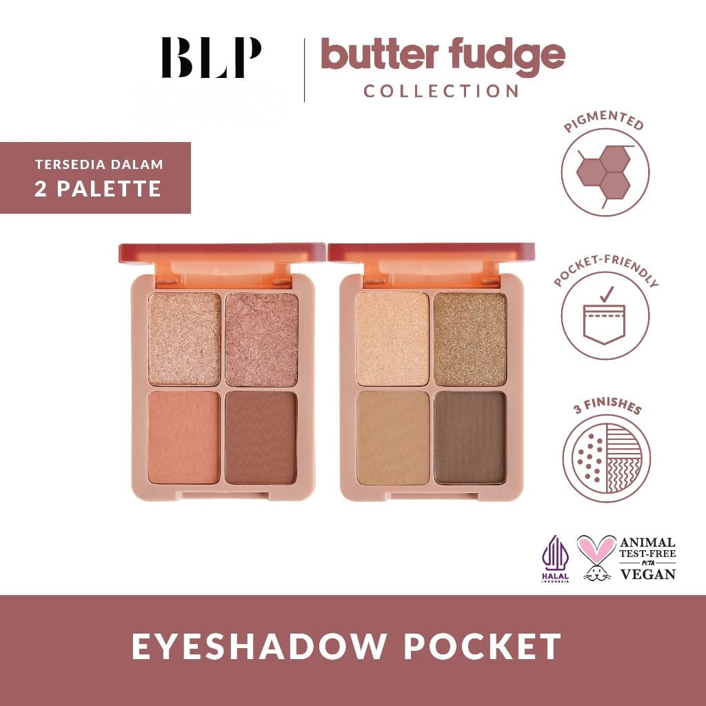 BLP Butter Fudge Collection Eyeshadow Pocket 7.2gr - 1989 BLP Butter Fudge Collection Eyeshadow Pocket 7.2gr - 1989