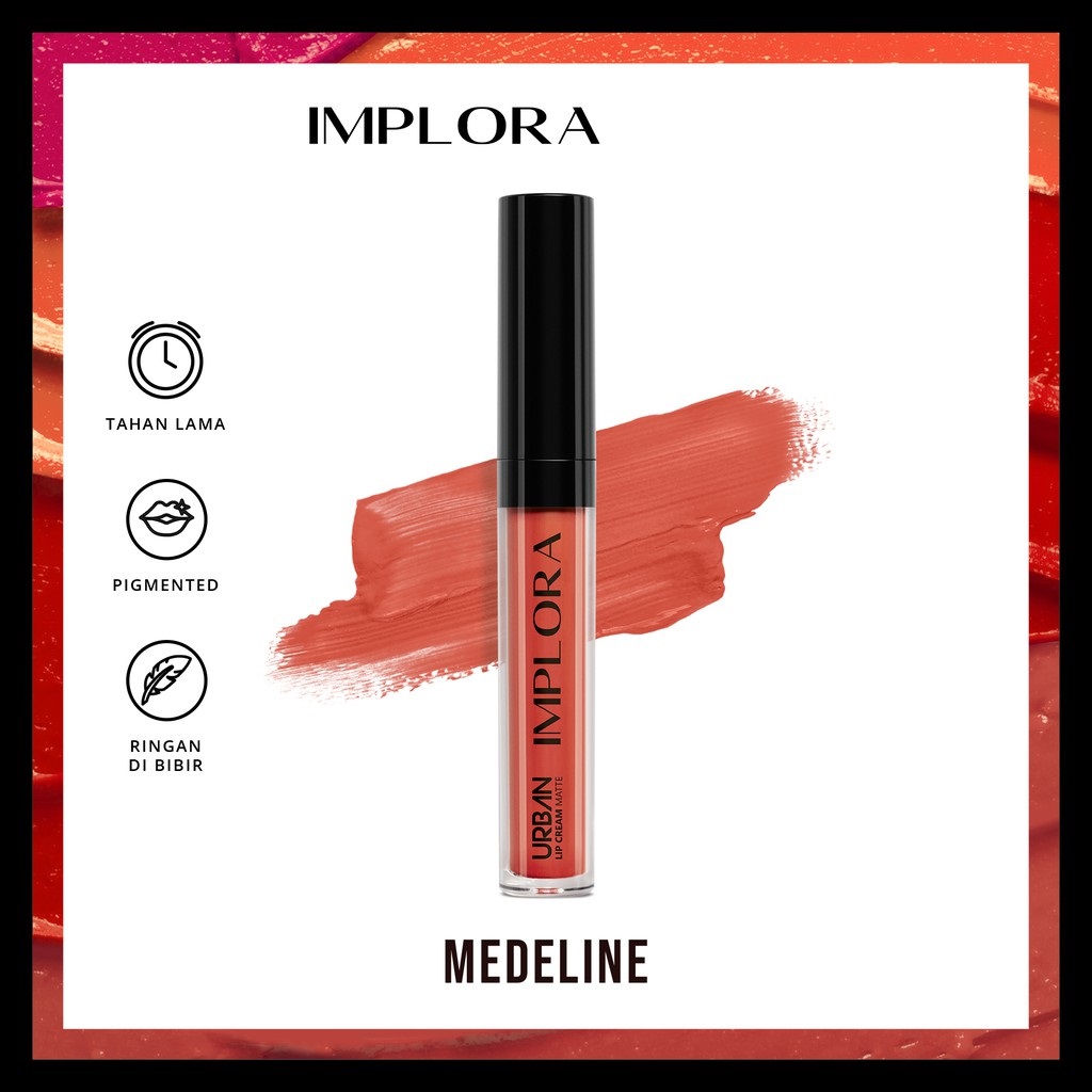 Implora Urban Lipcream Matte - 04 Medeline Implora Urban Lipcream Matte - 04 Medeline