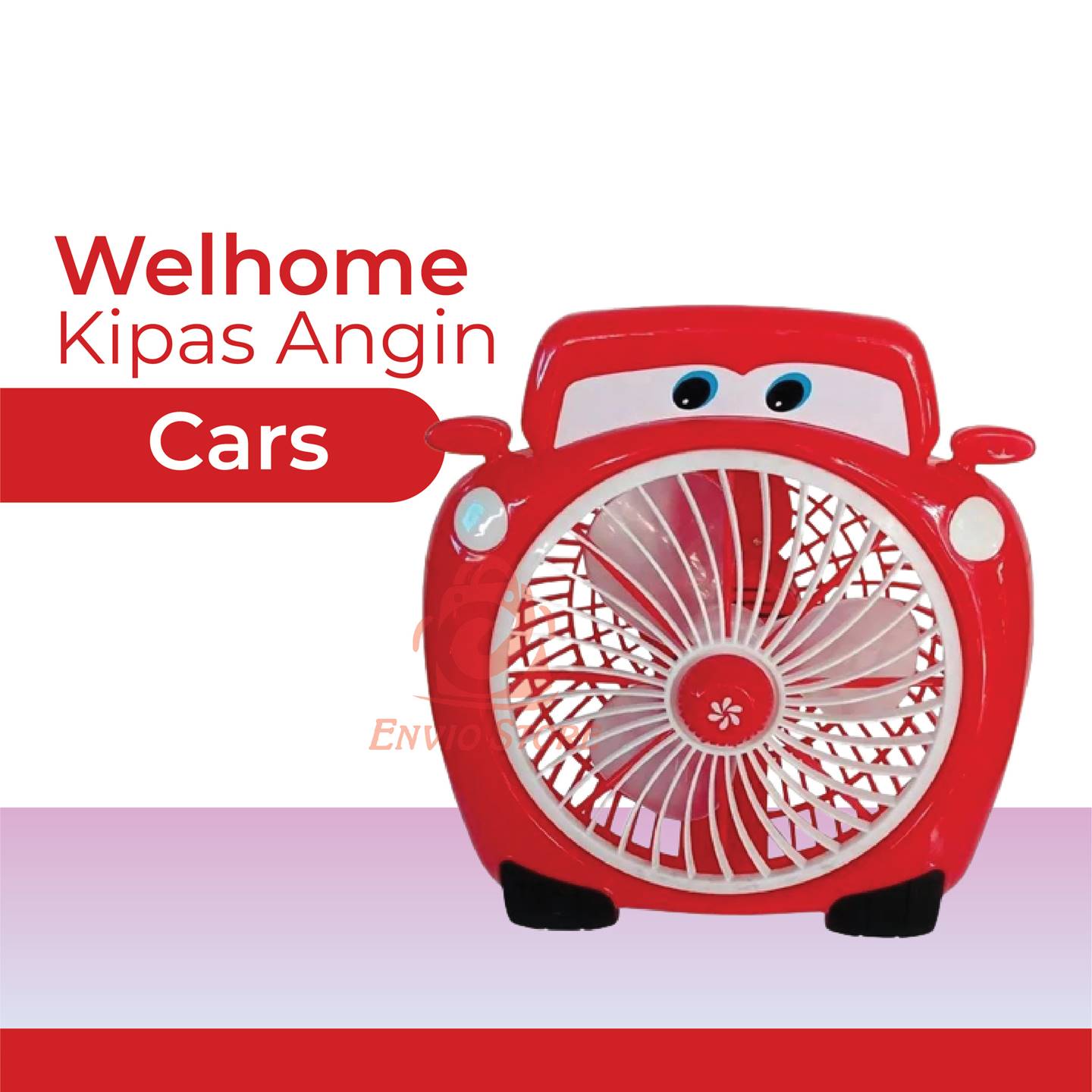 Welhome Kipas Angin Listrik Karakter - CARS