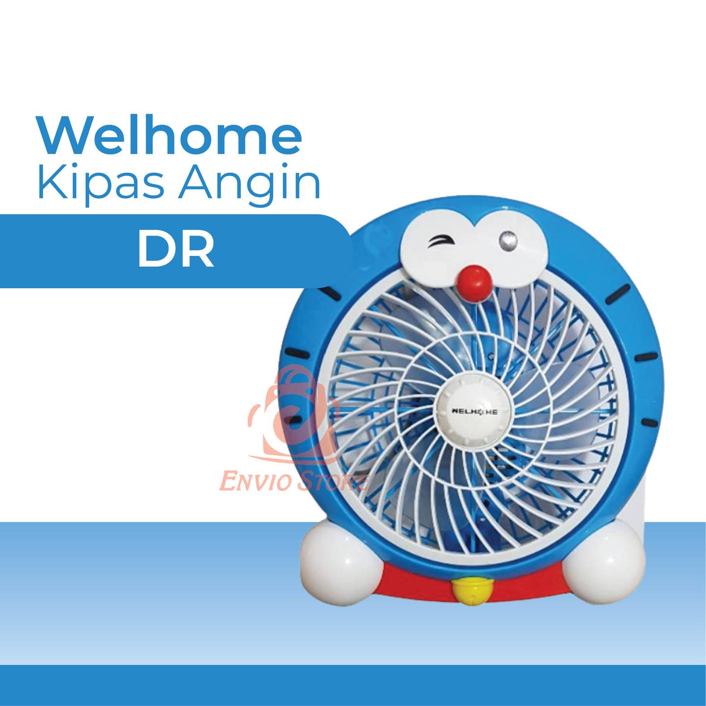 Welhome Kipas Angin Listrik Karakter - DR Doraemon