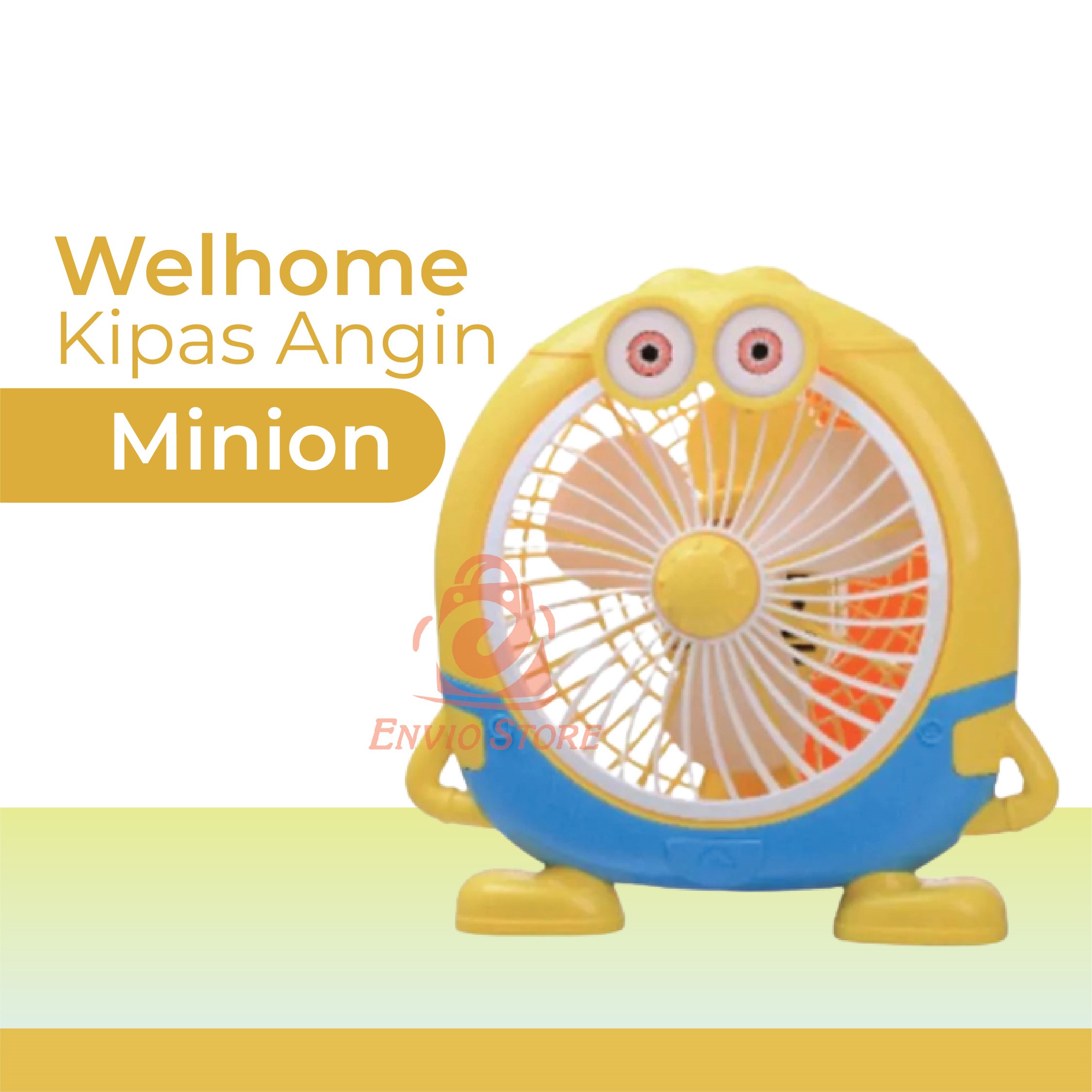 Welhome Kipas Angin Listrik Karakter - MINION