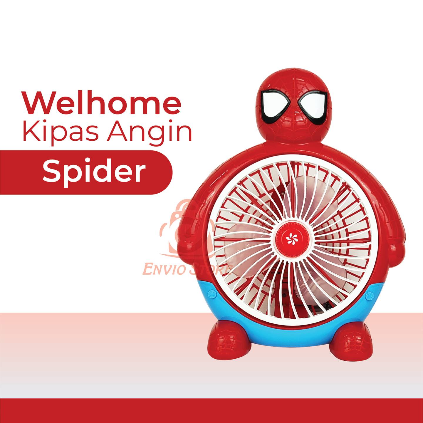 Welhome Kipas Angin Listrik Karakter - SPIDERMAN