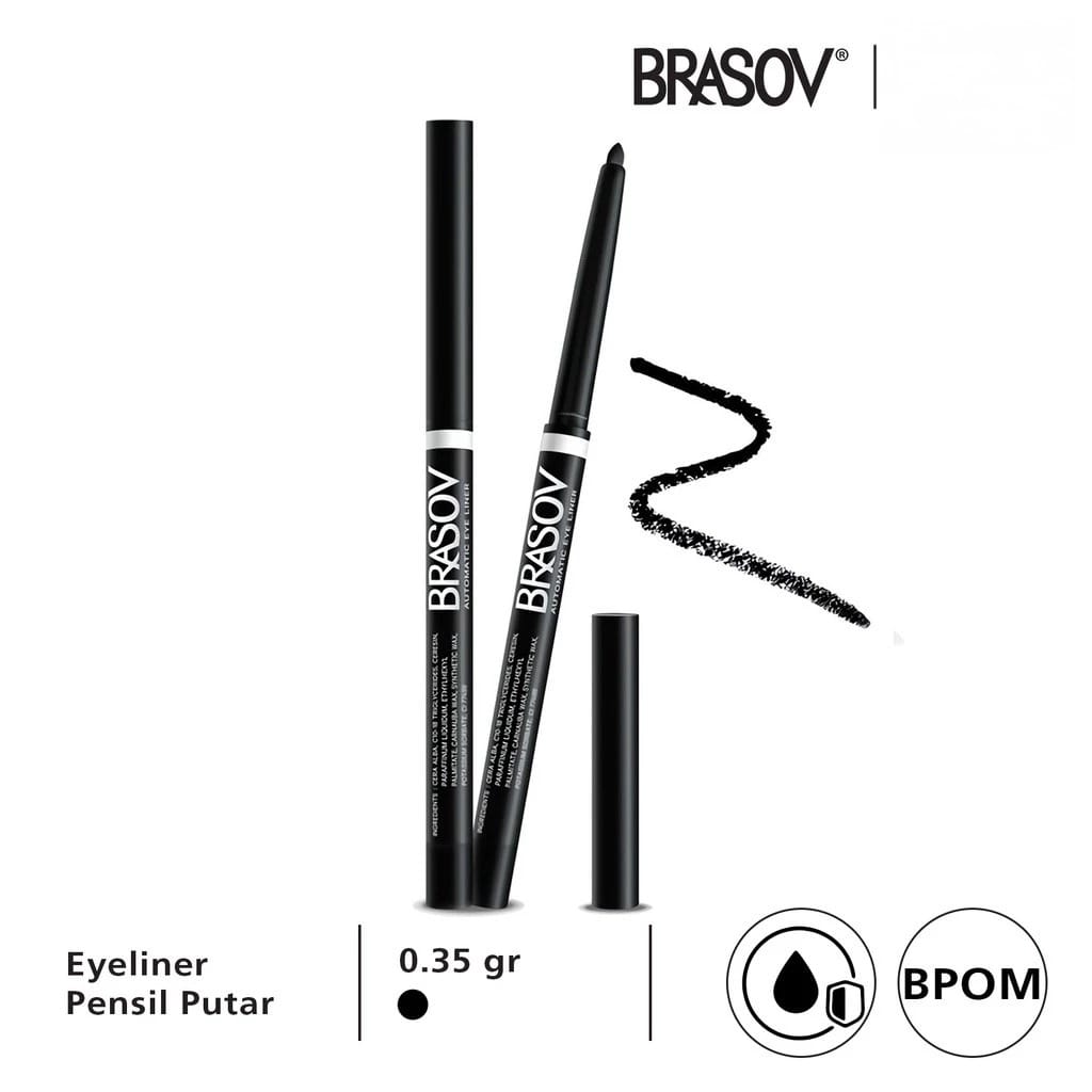 Brasov Automatic Eyeliner Black 0.35gr