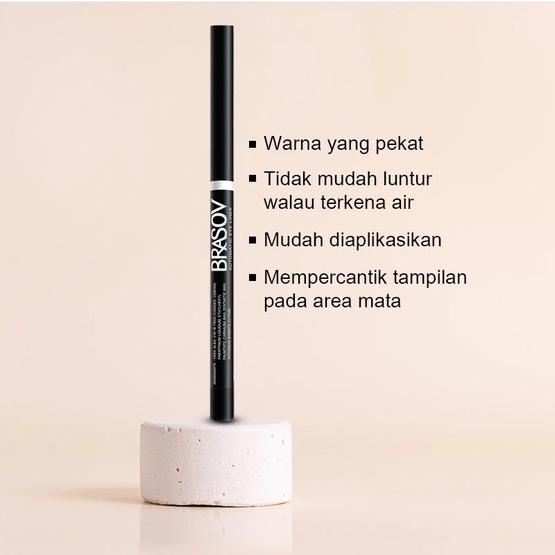 Brasov Automatic Eyeliner Black 0.35gr