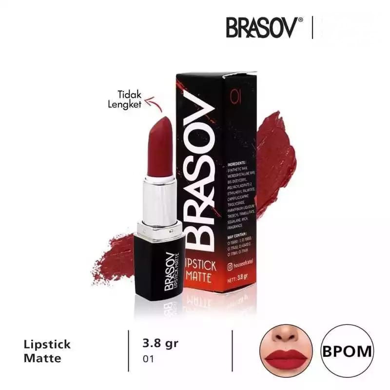 Brasov Lipstick Matte 3.8gr - 01