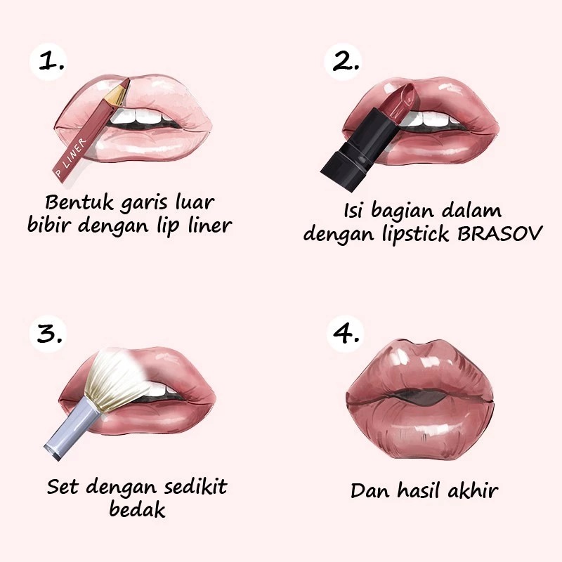 Brasov Lipstick Matte 3.8gr - 07