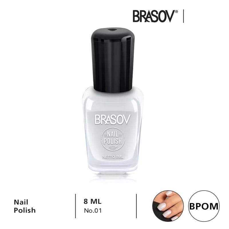 Brasov Nail Polish Mix 8ml (Cat Kuku / Kutek) - 01