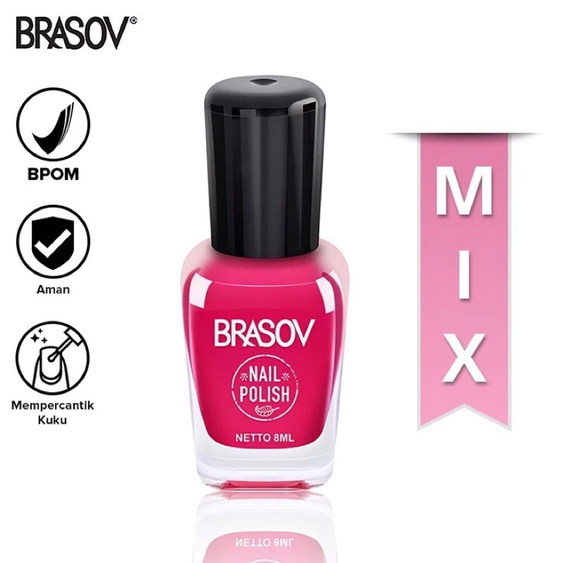 Brasov Nail Polish Mix 8ml (Cat Kuku / Kutek) - 109 Brasov Nail Polish Mix 8ml (Cat Kuku / Kutek) - 109