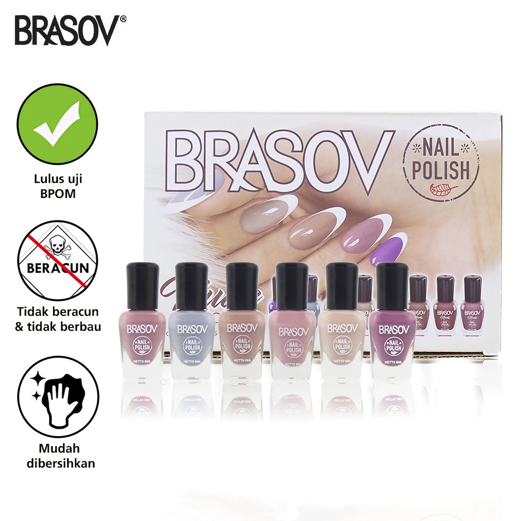Brasov Nail Polish Nude 8ml (Cat Kuku / Kutek) - 90 Brasov Nail Polish Nude 8ml (Cat Kuku / Kutek) - 90
