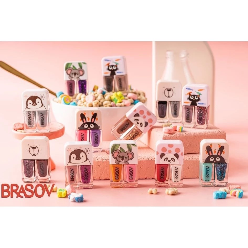 Brasov Nail Polish 2in1 Karakter 54-120 (Cat Kuku / Kutek 2x6ml) Brasov Nail Polish 2in1 Karakter 54-120 (Cat Kuku / Kutek 2x6ml)