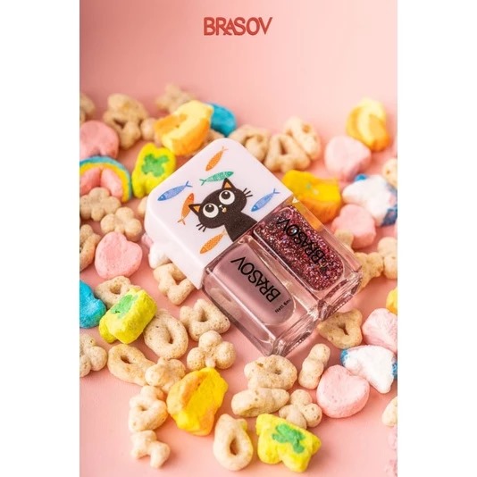 Brasov Nail Polish 2in1 Karakter 12-122 (Cat Kuku / Kutek 2x6ml)