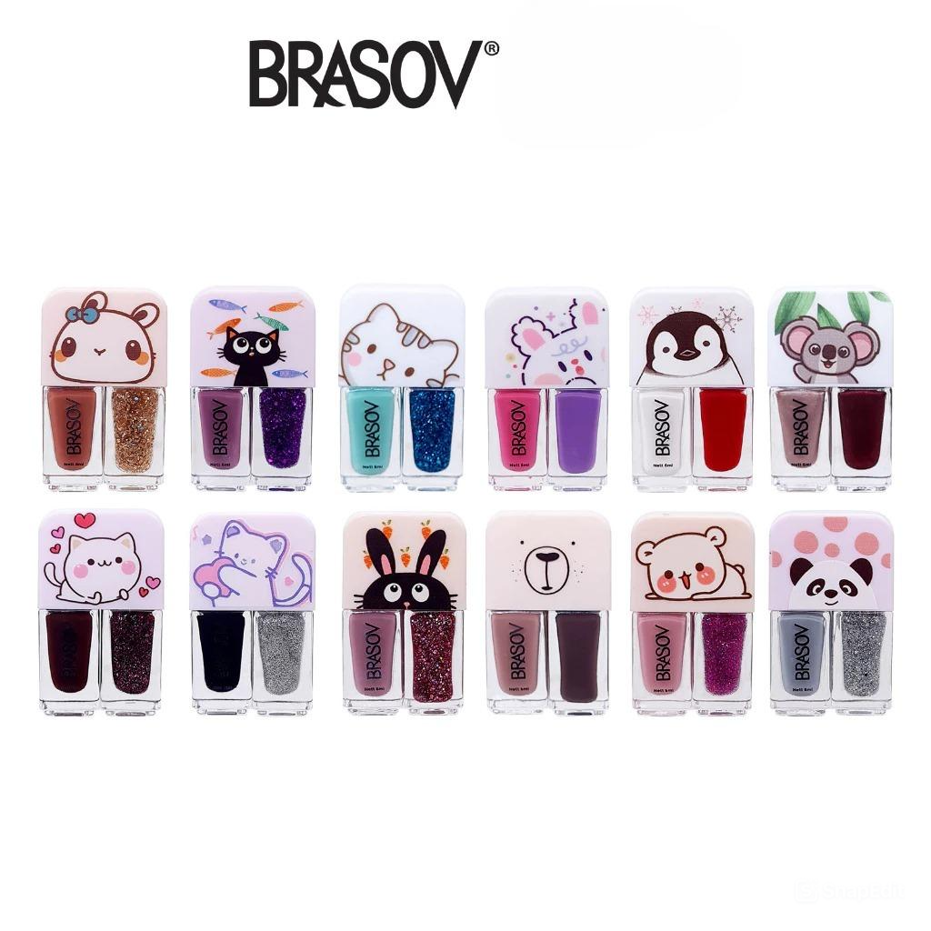 Brasov Nail Polish 2in1 Karakter 87-90 (Cat Kuku / Kutek 2x6ml)