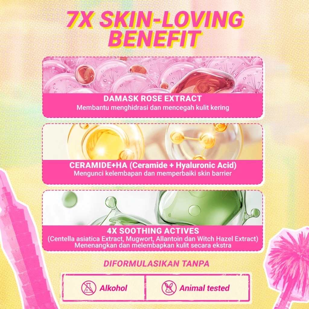 Dazzle Me Get a Grip! Makeup Setting Spray Prime + Set Anti Pollution 50ml