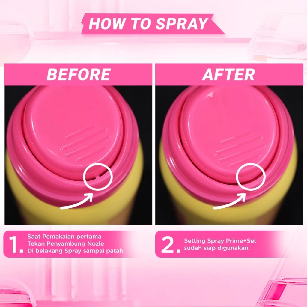 Dazzle Me Get a Grip! Makeup Setting Spray Prime + Set Anti Pollution 50ml