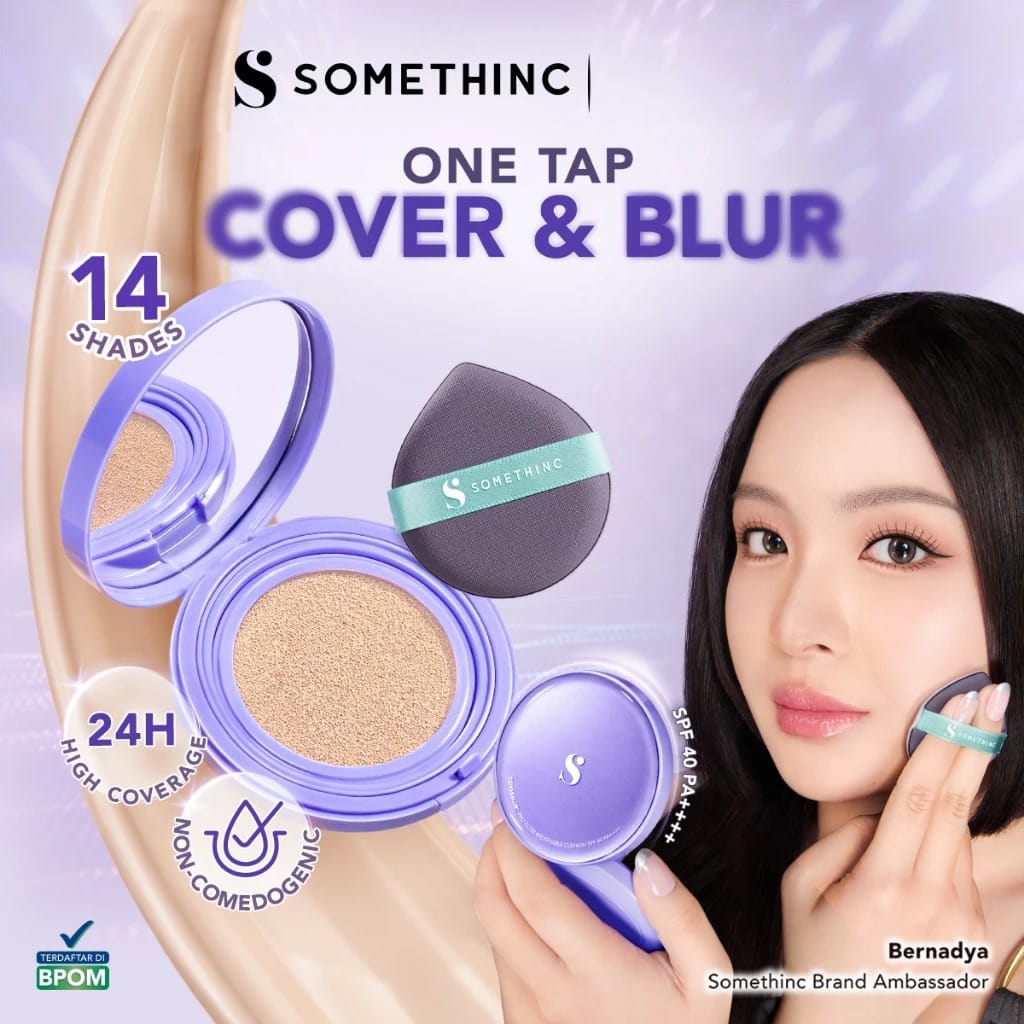 Somethinc Coverblur Pro Filter Breathable Cushion SPF40 PA++++ 12gr - N01 Nina