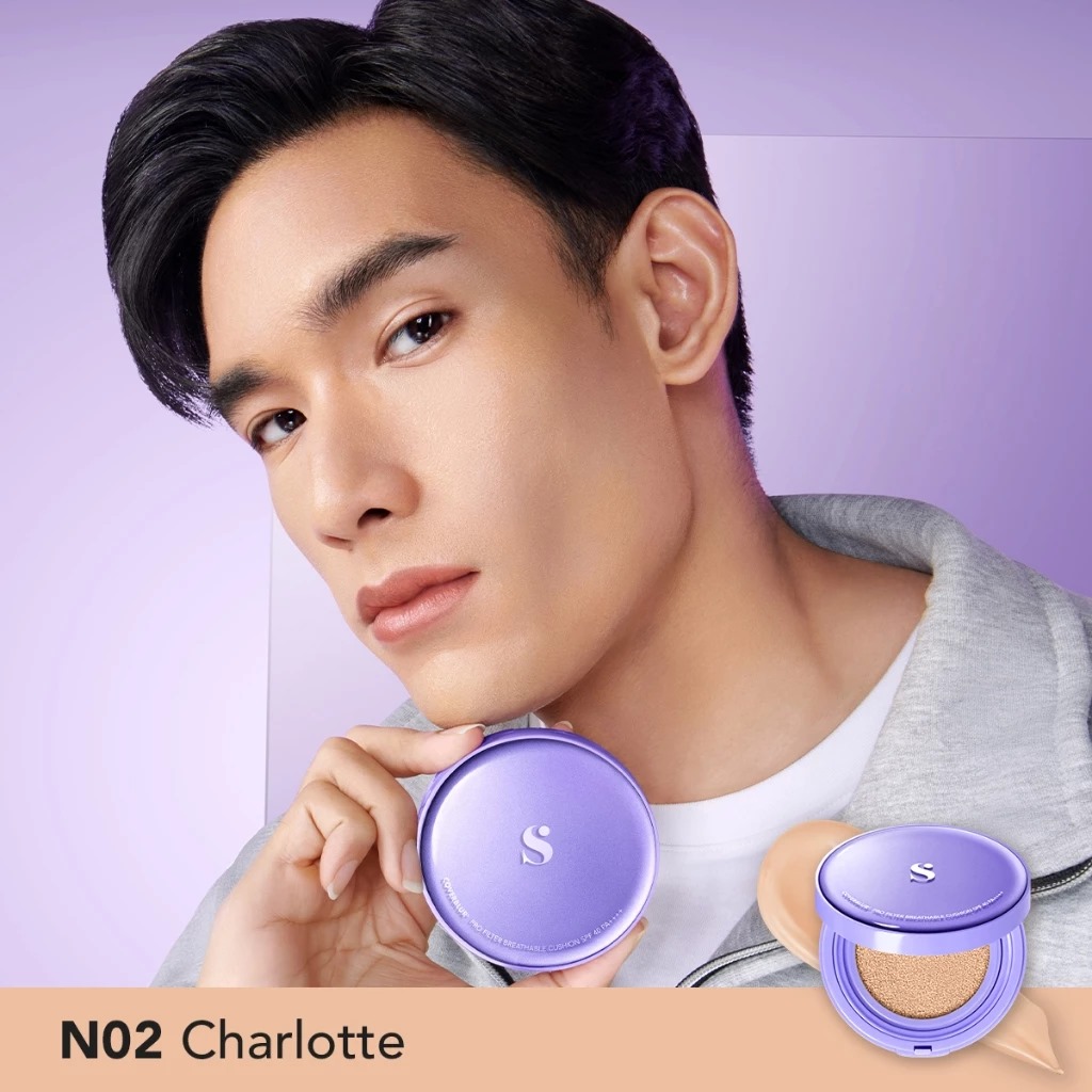 Somethinc Coverblur Pro Filter Breathable Cushion SPF40 PA++++ 12gr - N02 Charlotte