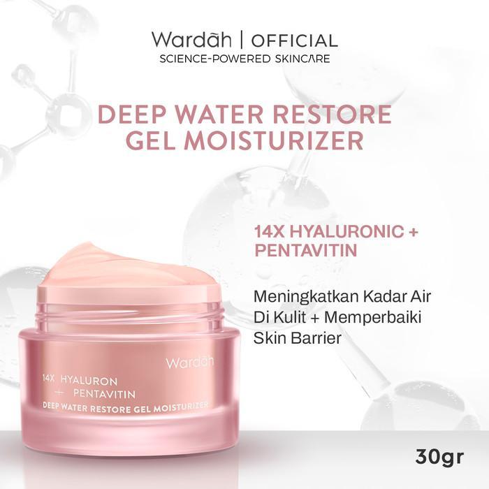 Wardah Gel Moisturizer 30gr - 14x Hyaluronic + Pentavitin (Pink) Wardah Gel Moisturizer 30gr - 14x Hyaluronic + Pentavitin (Pink)