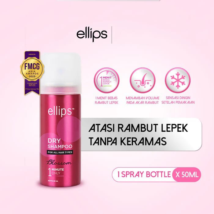 Ellips Dry Shampoo 50ml - Blossom Ellips Dry Shampoo 50ml - Blossom