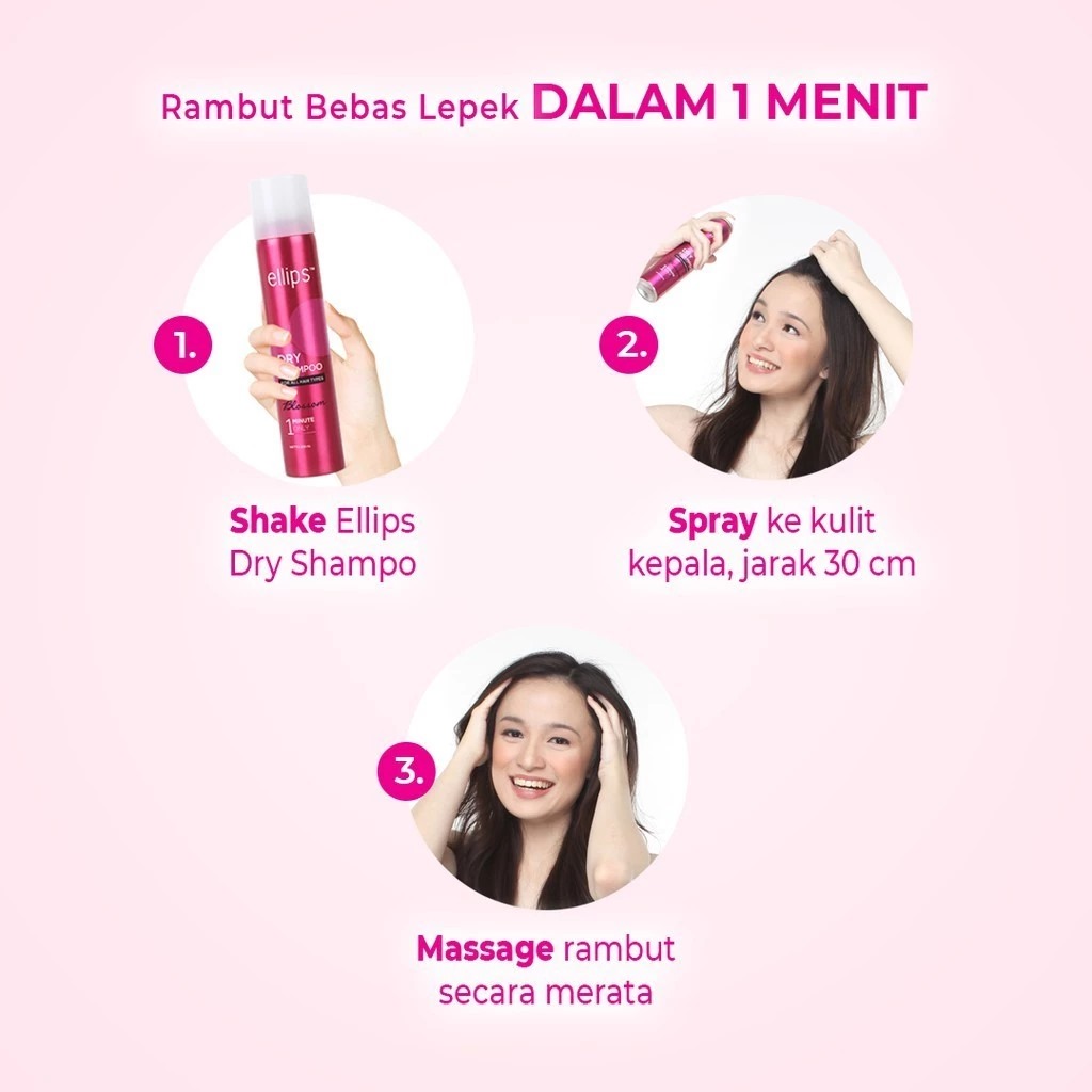 Ellips Dry Shampoo 50ml - Blossom Ellips Dry Shampoo 50ml - Blossom