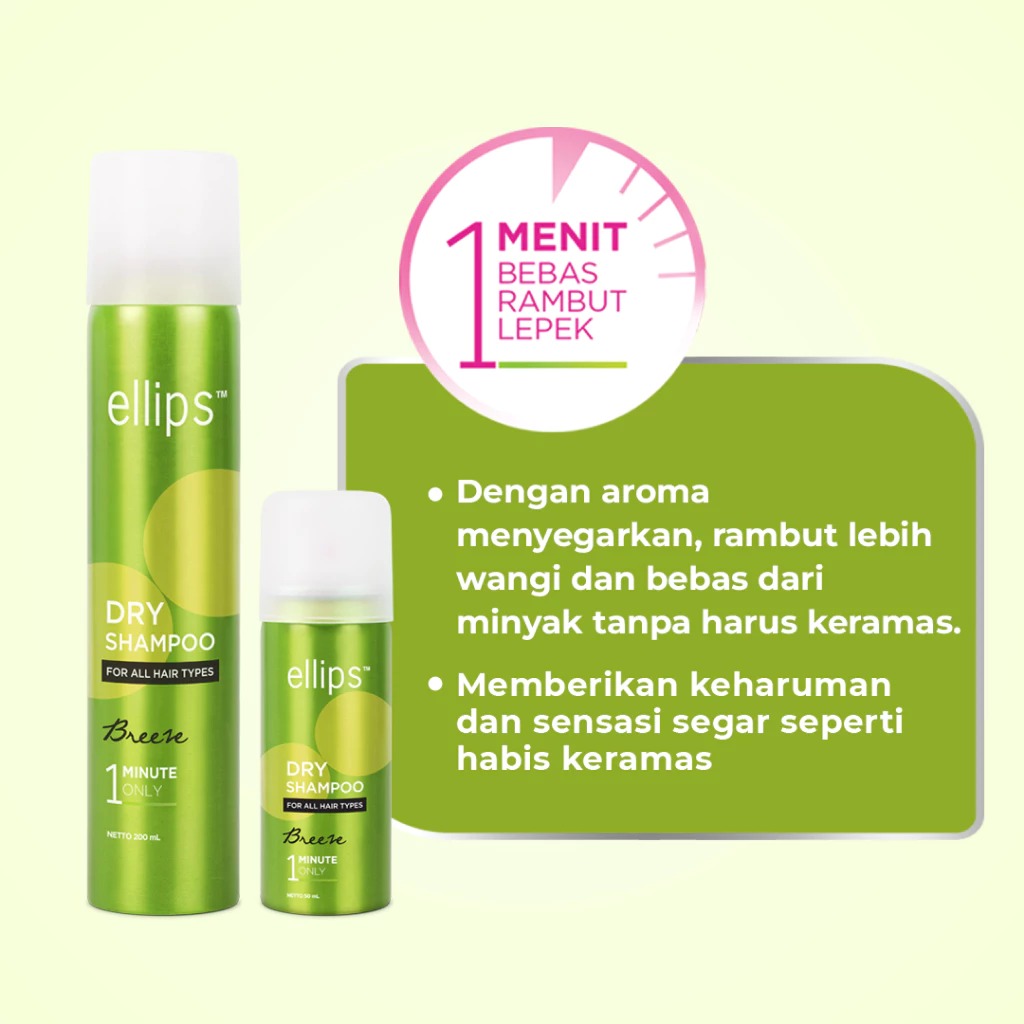 Ellips Dry Shampoo 50ml - Breeze