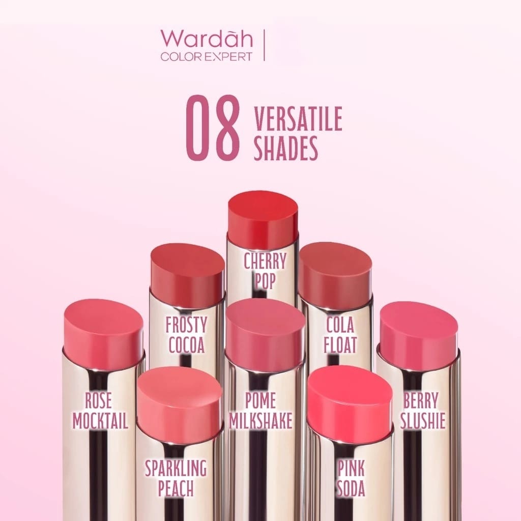 Wardah Glossicle Peptide Balm 3.2gr - 02 Pink Soda