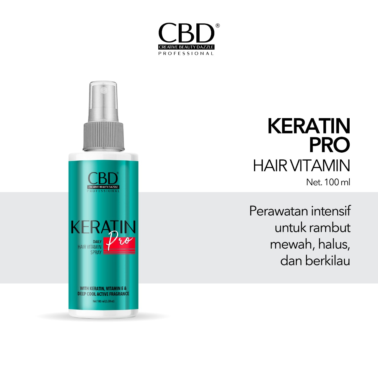 CBD Professional Keratin Pro - Daily Hair Vitamin Spray 100ml