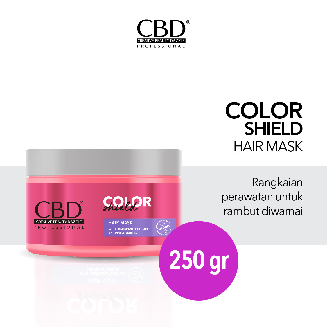 CBD Professional Color Shield (For Colored Hair) - Hair Mask 250gr