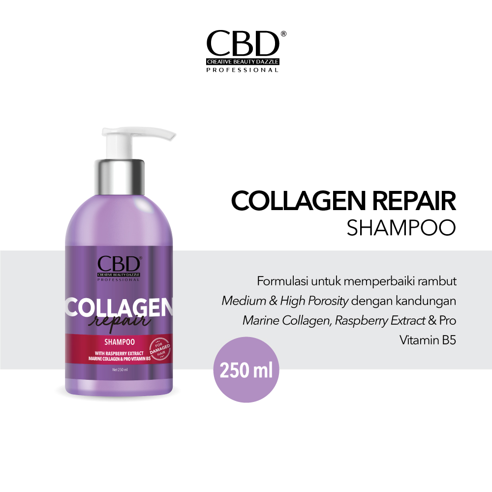 CBD Professional Collagen Repair (For Damaged Hair) - Shampoo 250ml