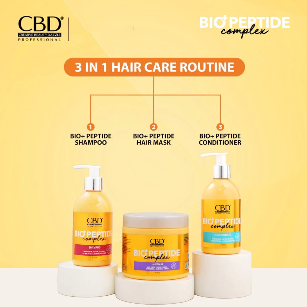 CBD Professional Bio+Peptide Complex (Hairfall Treatment Formula) - Shampoo 250ml