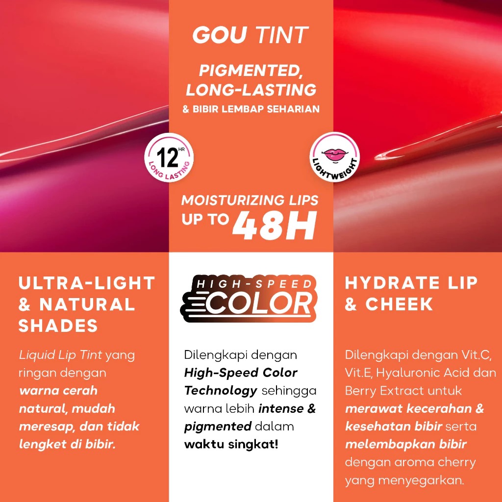 Goute Goutint Moisturizing Jelly Lip Tint - 02 Bougain Lane