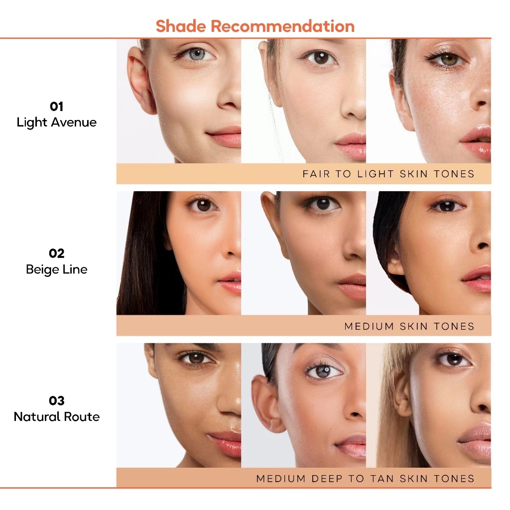 Goute Goucushion Dewy Finish Cushion 15gr - 02 Beige Line