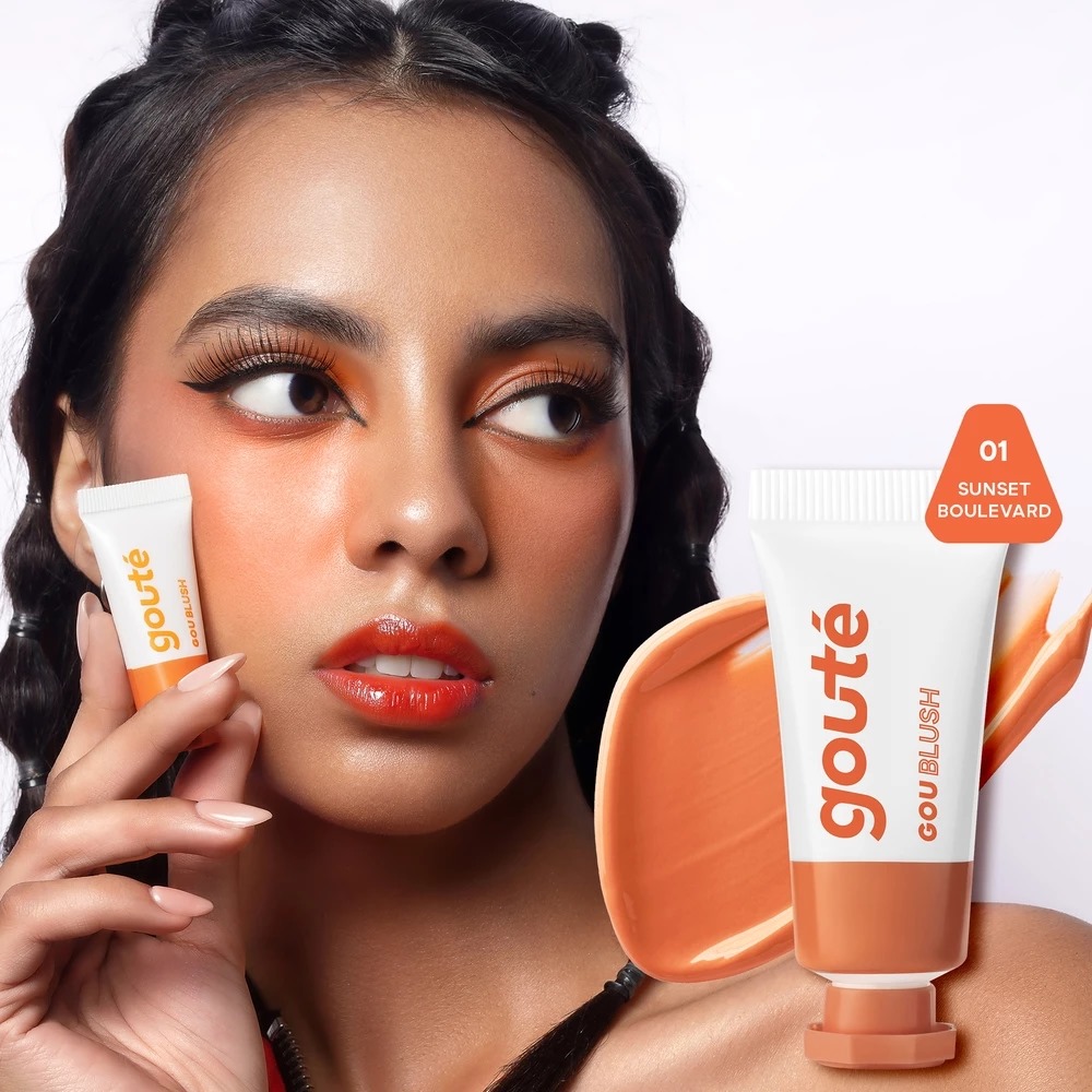 Goute Goublush All In 1 Cream Blush - 01 Sunset Boulevard