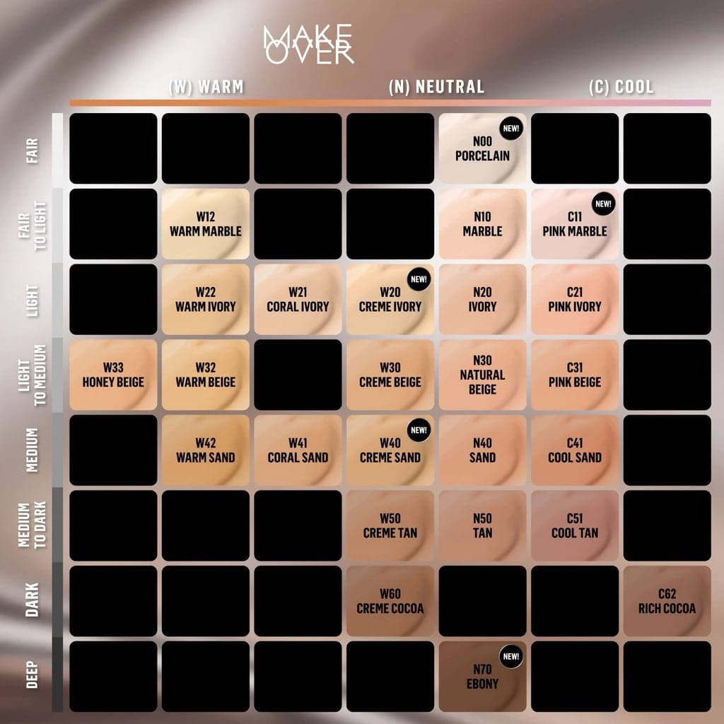 Make Over Hydrastay Prismatic Glass Cushion 24H Strongwear 12gr - N30 Natural Beige