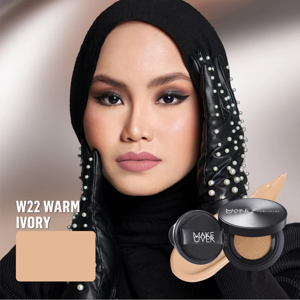 Make Over Powerstay Sync Matte Cushion 24H Strongwear 12gr - W22 Warm Ivory Make Over Powerstay Sync Matte Cushion 24H Strongwear 12gr - W22 Warm Ivory
