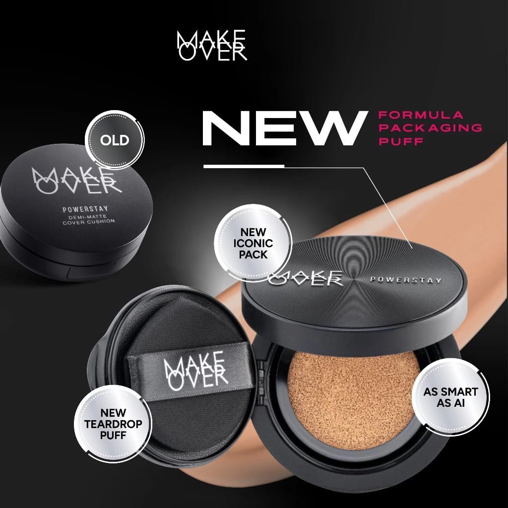 Make Over Powerstay Sync Matte Cushion 24H Strongwear 12gr - W22 Warm Ivory Make Over Powerstay Sync Matte Cushion 24H Strongwear 12gr - W22 Warm Ivory