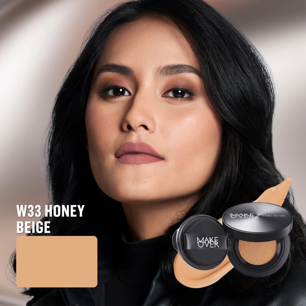 Make Over Powerstay Sync Matte Cushion 24H Strongwear 12gr - W33 Honey Beige