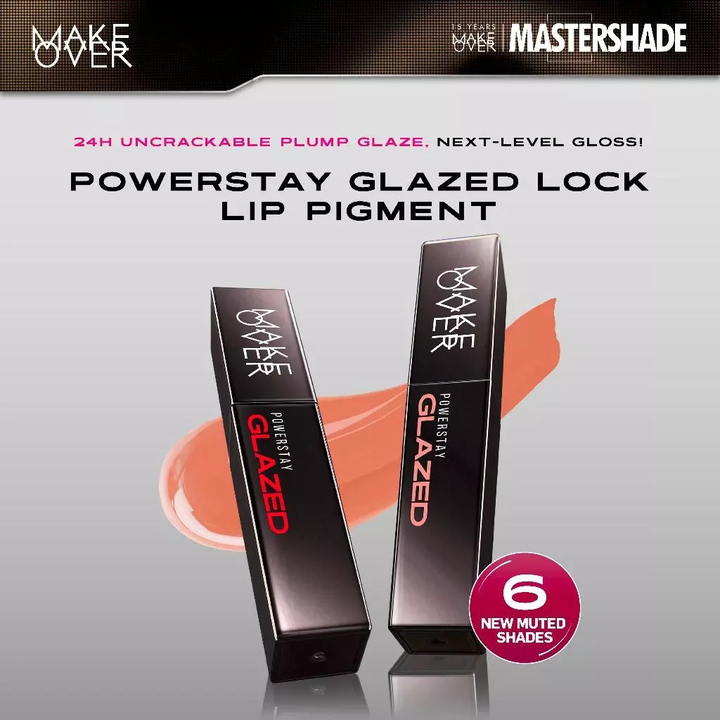 Make Over Powerstay Glazed Lock Lip Pigment 3gr - D11 Pompous 2.0