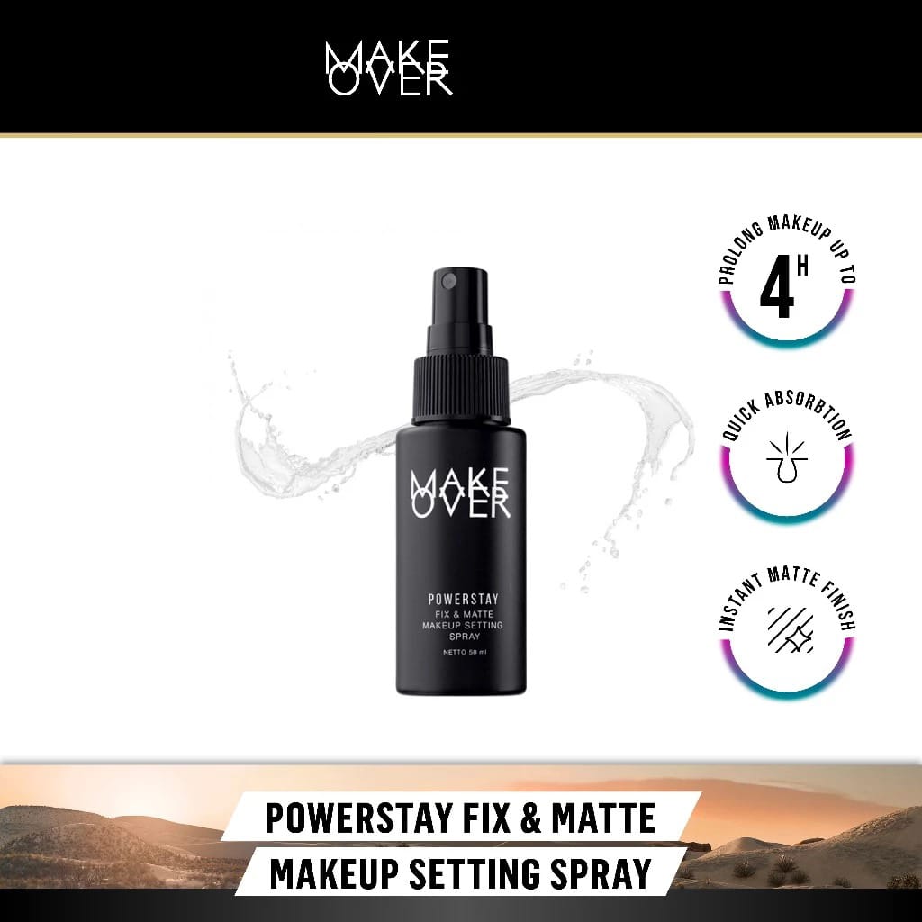 Make Over Powerstay Fix & Matte Makeup Setting Spray 50ml