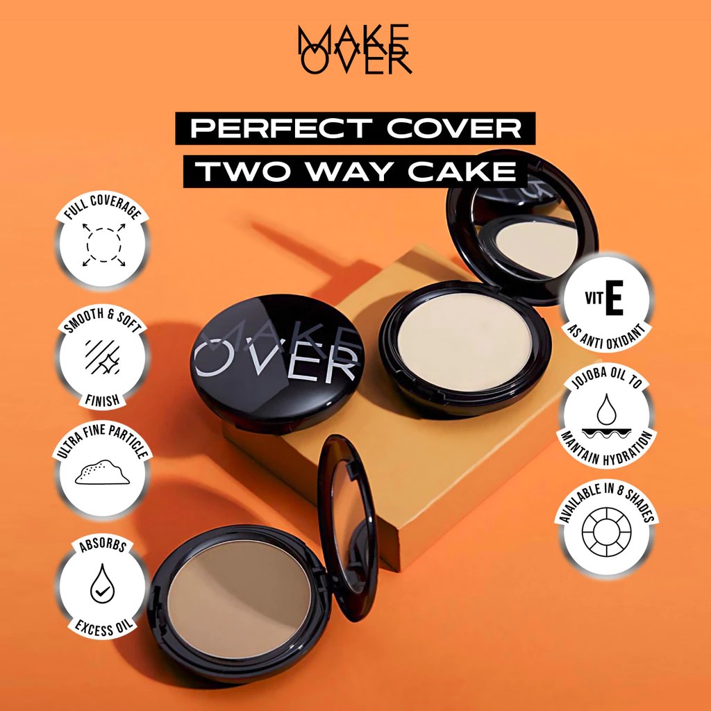 Make Over Perfect Cover Two Way Cake SPF15 12gr - 03 Maple