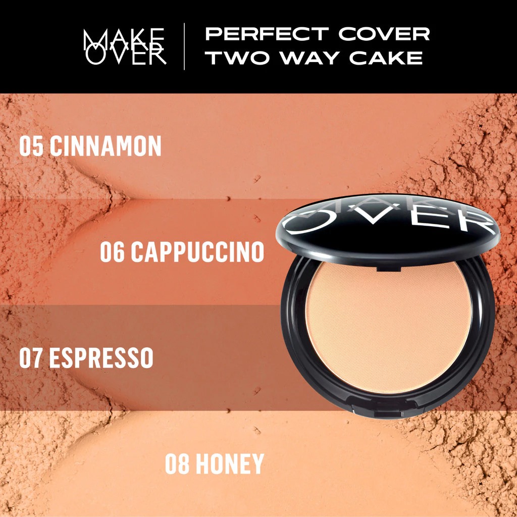 Make Over Perfect Cover Two Way Cake SPF15 12gr - 03 Maple