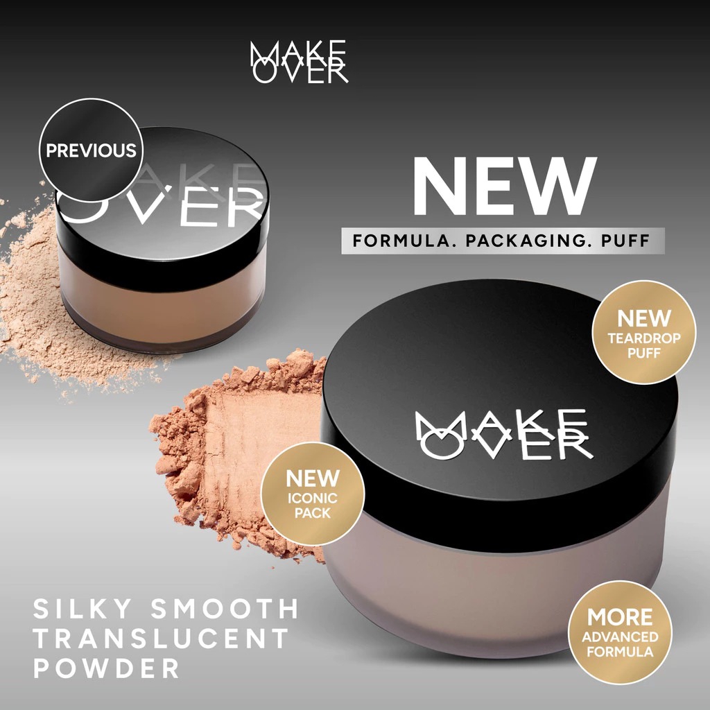 Make Over Silky Smooth Translucent Powder 30gr - 07 Vanilla