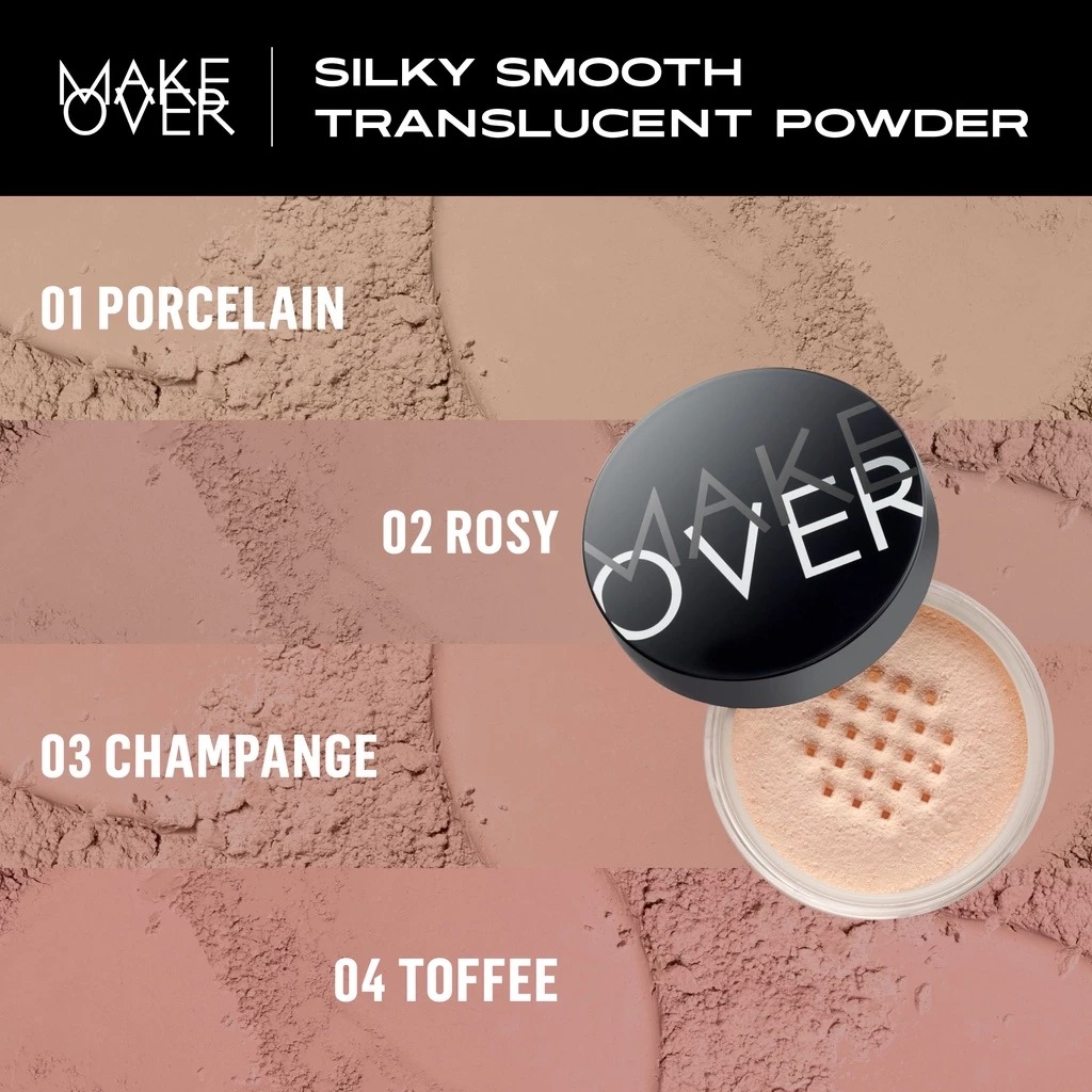 Make Over Silky Smooth Translucent Powder 35gr - 07 Vanilla