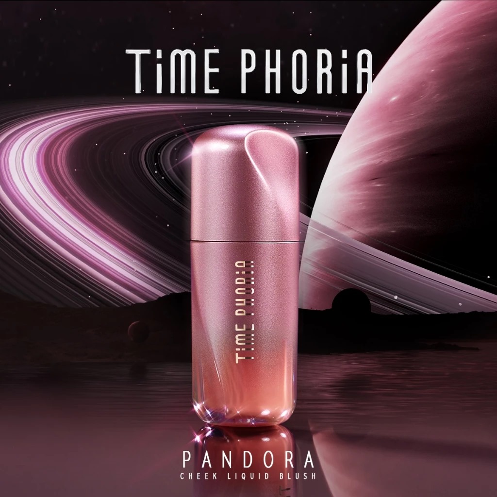 Time Phoria Pandora Cheek Liquid Blush 5gr - 01 Serene Peach