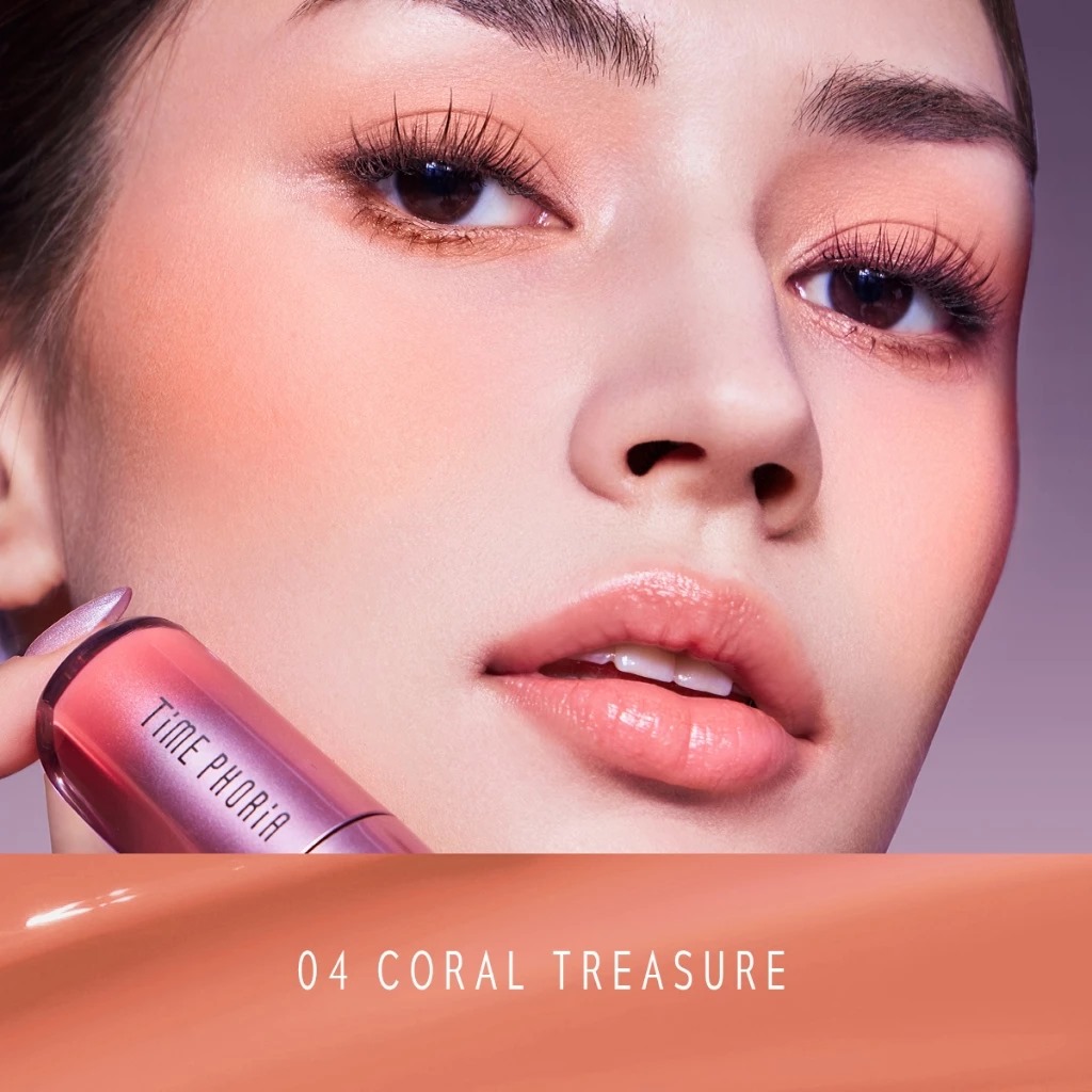Time Phoria Pandora Cheek Liquid Blush 5gr - 04 Coral Treasure
